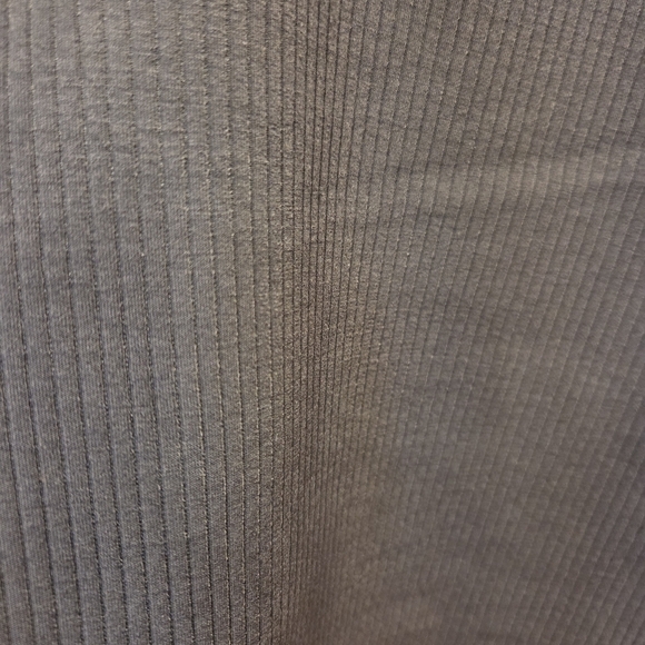 Black Ribbed Knit Pencil Skirt - Size Large (12-14) New Closet Staple Versatile - Picture 2 of 8